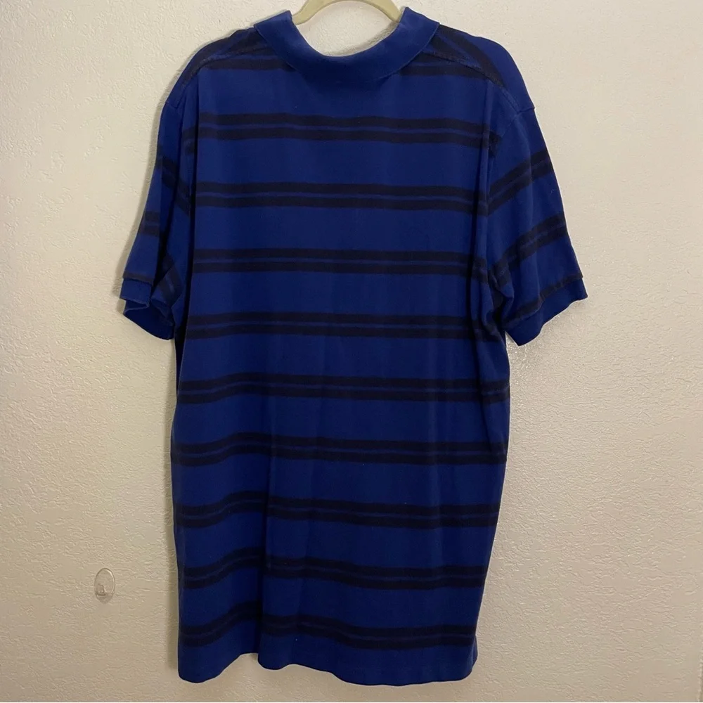 Polo by Ralph Lauren Men's Blue Striped Shirt XXL